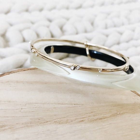 Alexis Bittar Jewelry - Alexis Bittar Paired Lucite and Gold Bangle NWOT